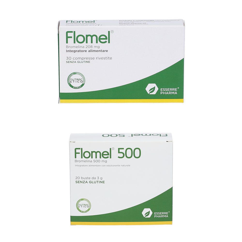 ESSERRE® PHARMA Flomel® 500 + Flomel Bromelina