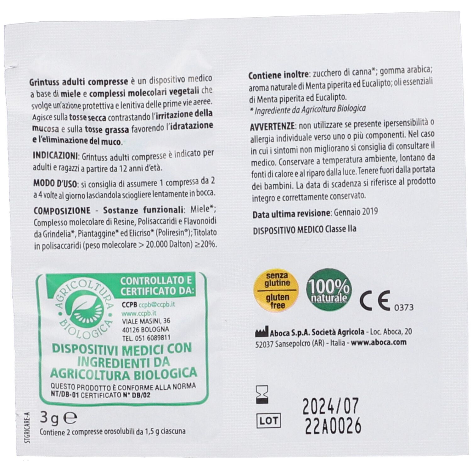 Aboca GrinTuss Adulti Tosse Secca e Grassa