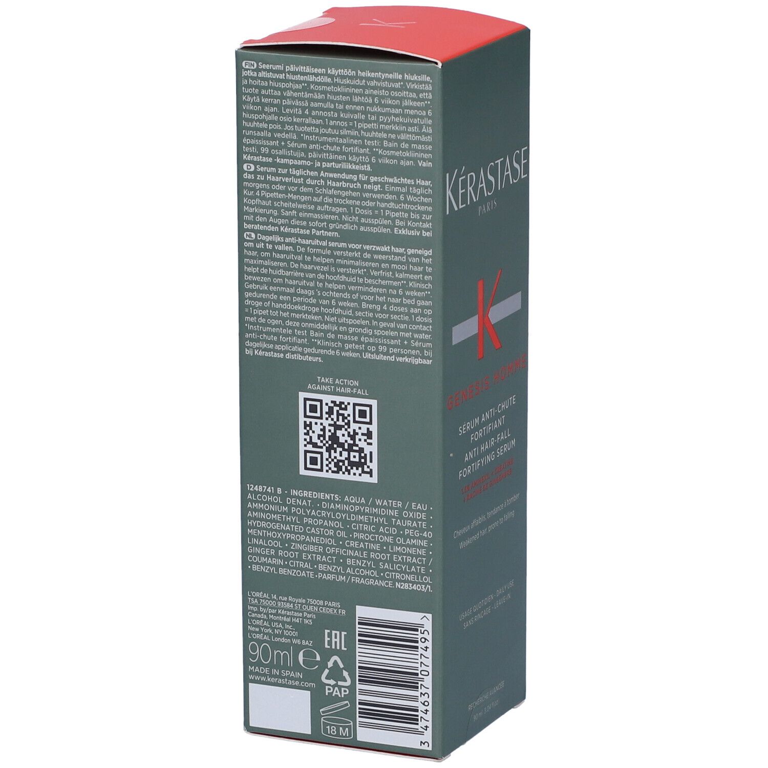 Kérastase Genesis Homme Siero Serum Anti-Chute Fortifiant