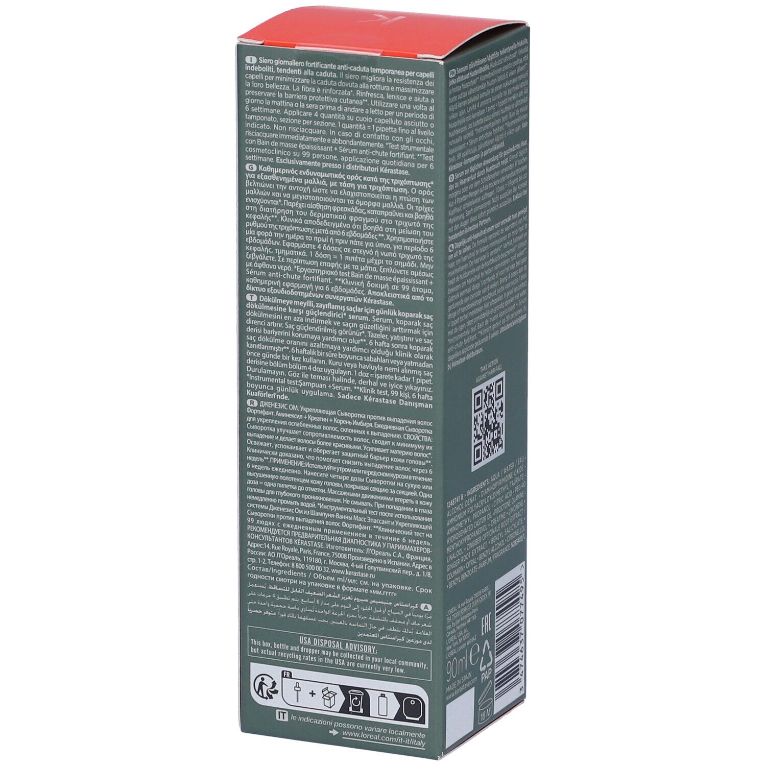 Kérastase Genesis Homme Siero Serum Anti-Chute Fortifiant