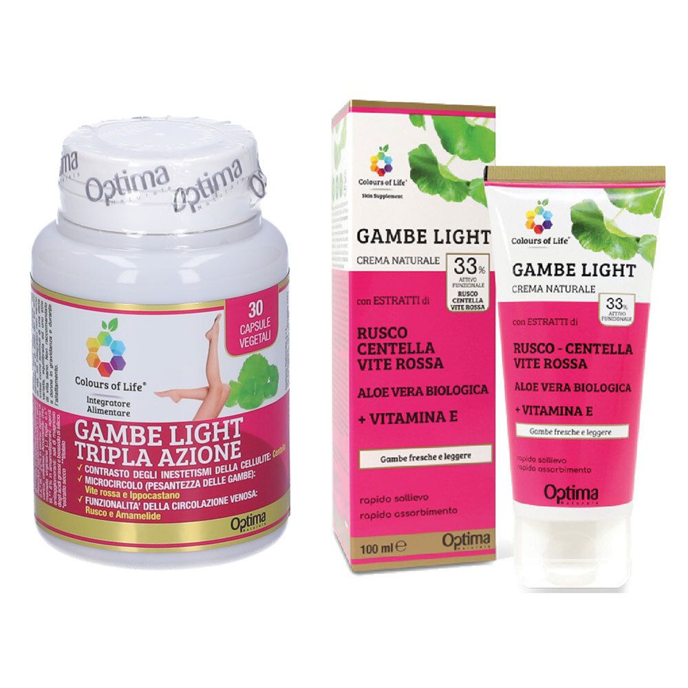 Colours Of Life Gambe Light Tripla Azione + Gambe Light Crema