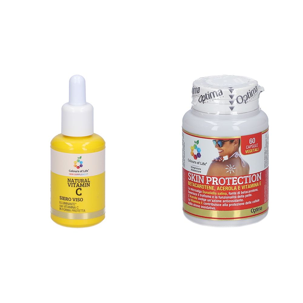 Colours of Life® Set Skin Protection Capsule + Active Bronze Siero Viso