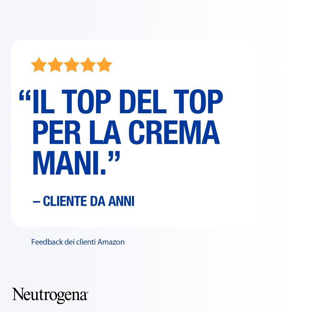 Recensione cliente 5 stelle: "IL TOP DEL TOP PER LA CREMA MANI."