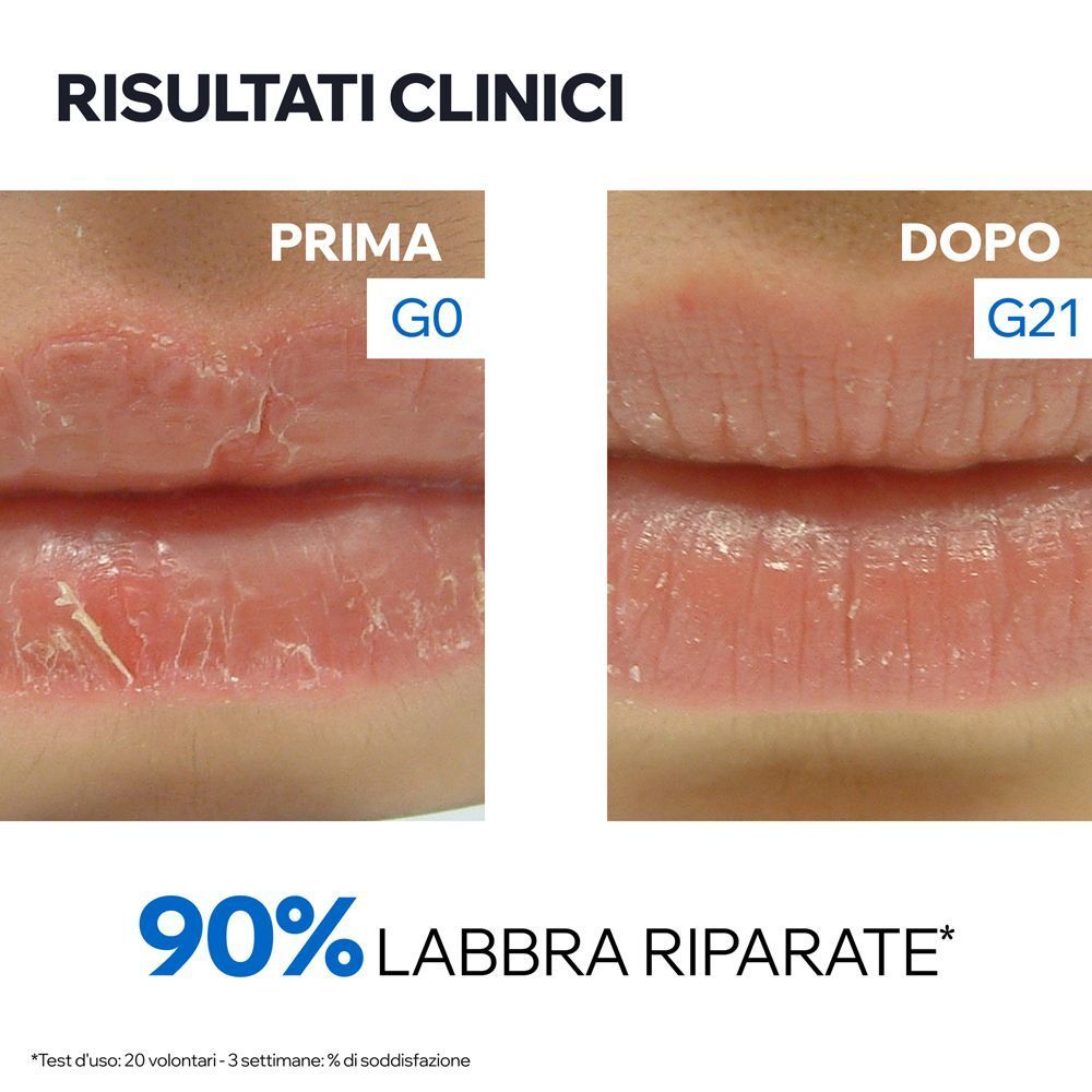 Uriage Bariéderm Cica+ Balsamo labbra Riparatore e protettivo per Labbra Secche Screpolate