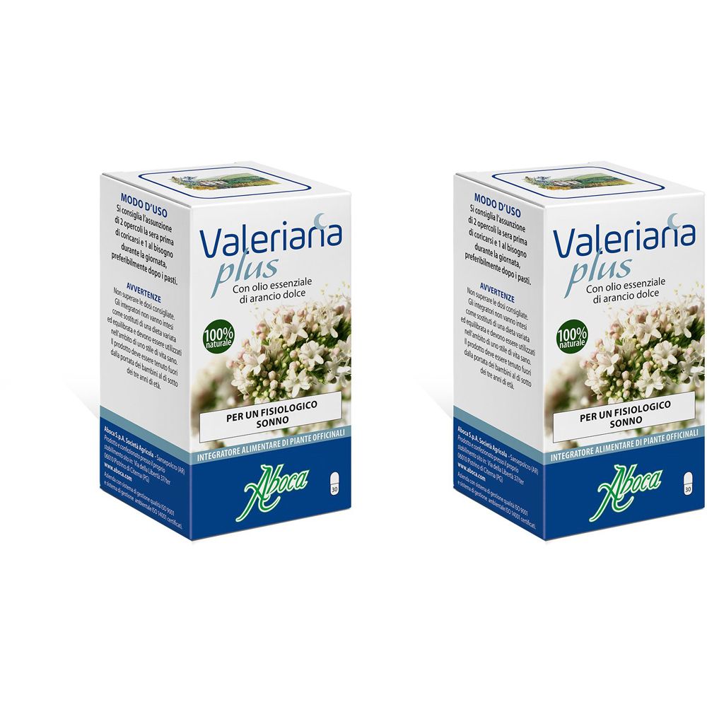 Valeriana Plus 30 opercoli Set da 2