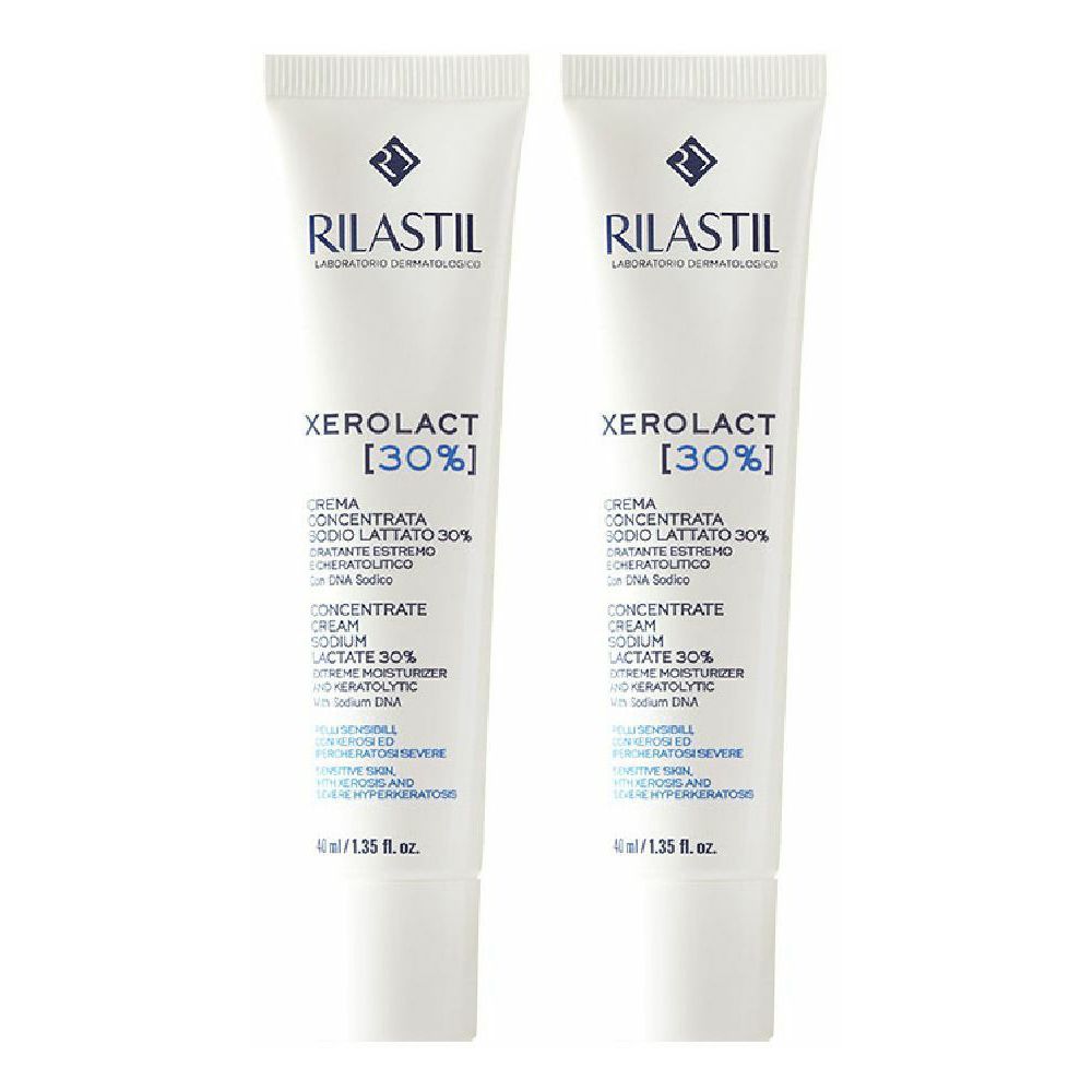RILASTIL® Xerolact Crema Concentrata Sodio Lattato 30% Set da 2