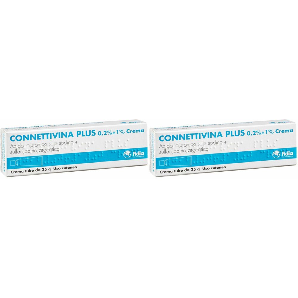 Conettivina Plus 2 mg/g + 10 mg/g Crema Set da 2