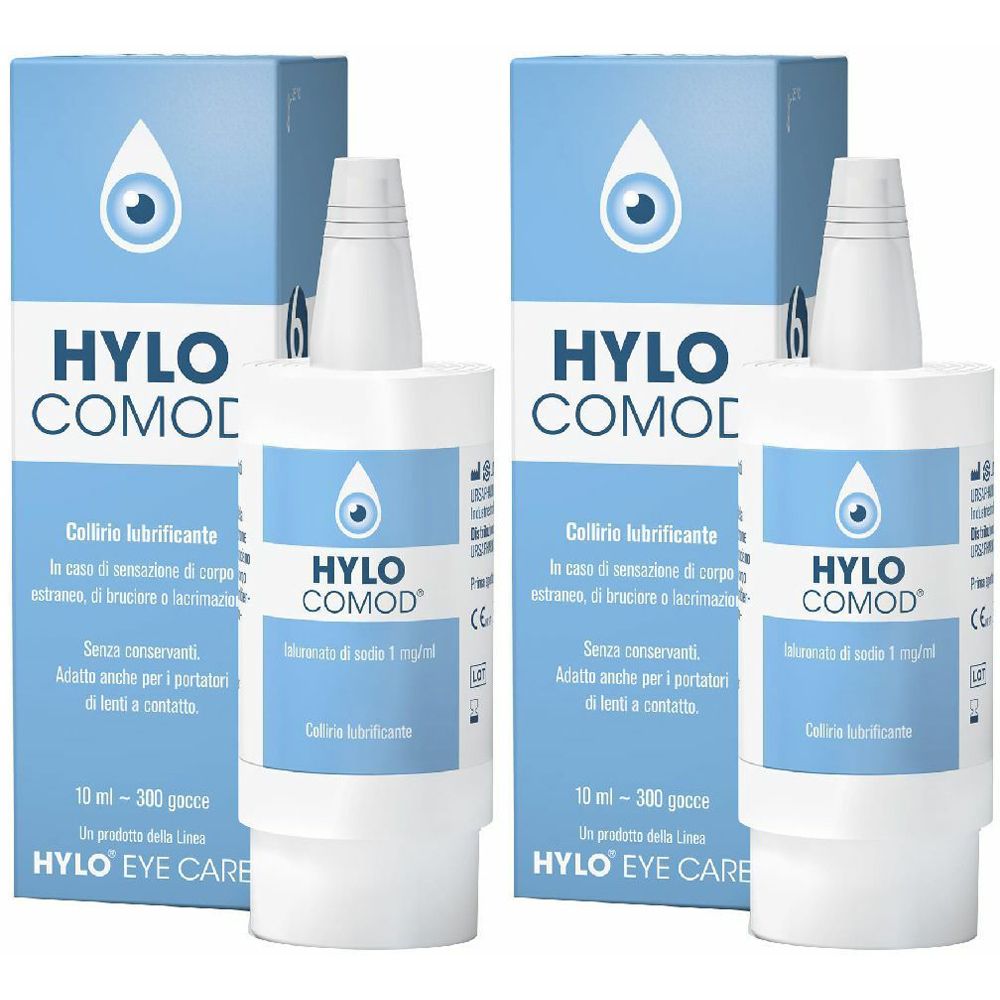 Hylo®-Comod Collirio Lubrificante Set da 2