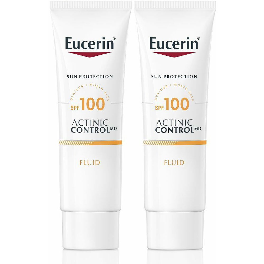 Eucerin Actinic Control MD SPF100 80 ml crema sun Set da 2