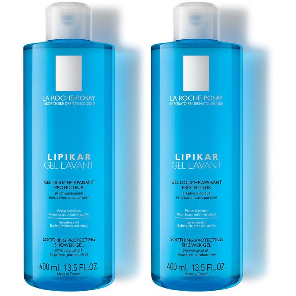 La Roche-Posay Lipikar Gel Lavante Lenitivo Protettivo 400 ml Set da 2