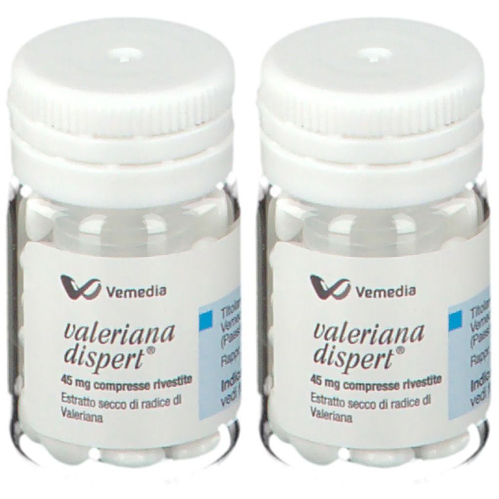 Valeriana dispert 60 Compresse Rivestite Set da 2