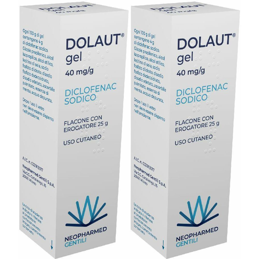 Dolaut 40 mg/g Gel Set da 2