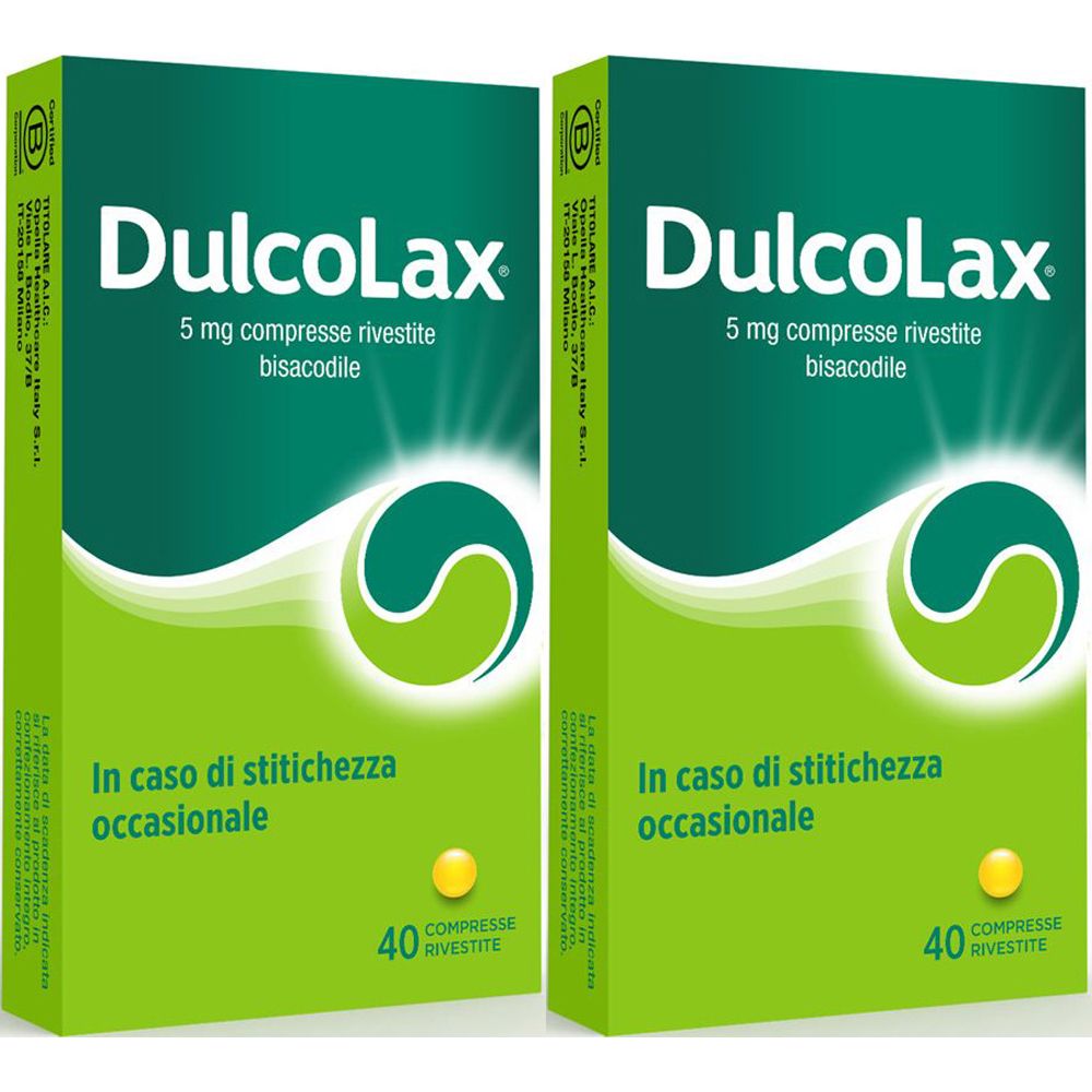 Dulcolax Compresse Rivestite contro la stitichezza occasionale Set da 2