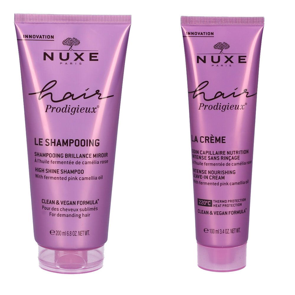NUXE Hair Prodigieux® High Shine Shampoo + Trattamento Capelli Nutrizione Intensa