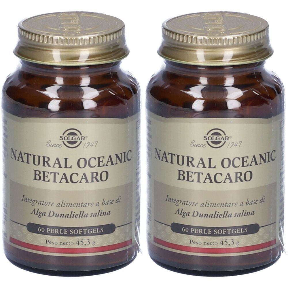 SOLGAR® Natural Oceanic Betacaro Set da 2