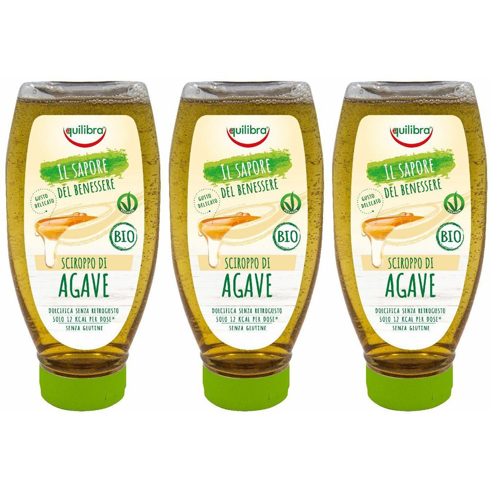 Equilibra® Sciroppo di Agave Biologico Set da 3