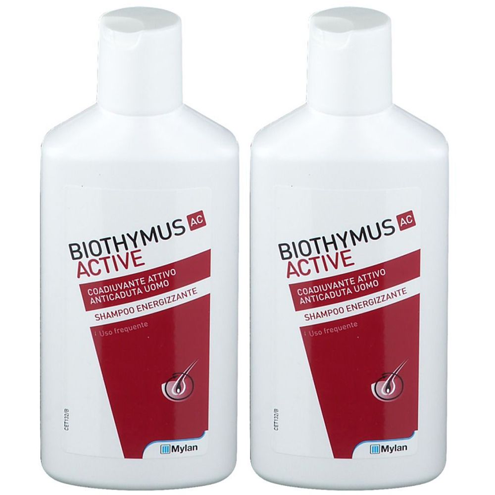 BIOTHYMUS AC Active Shampoo Energizzante Set da 2