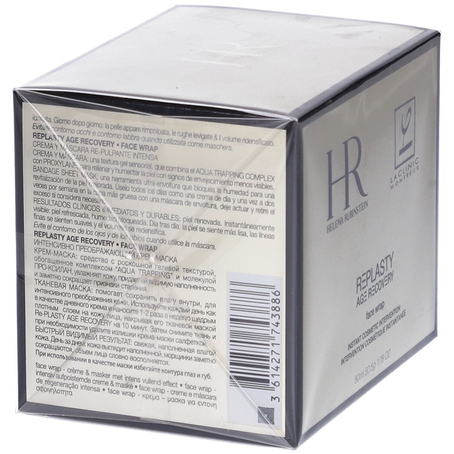 Helena Rubinstein Replasty Age Recovery Face Wrap Maschera e Crema Rimpolpante Intensa