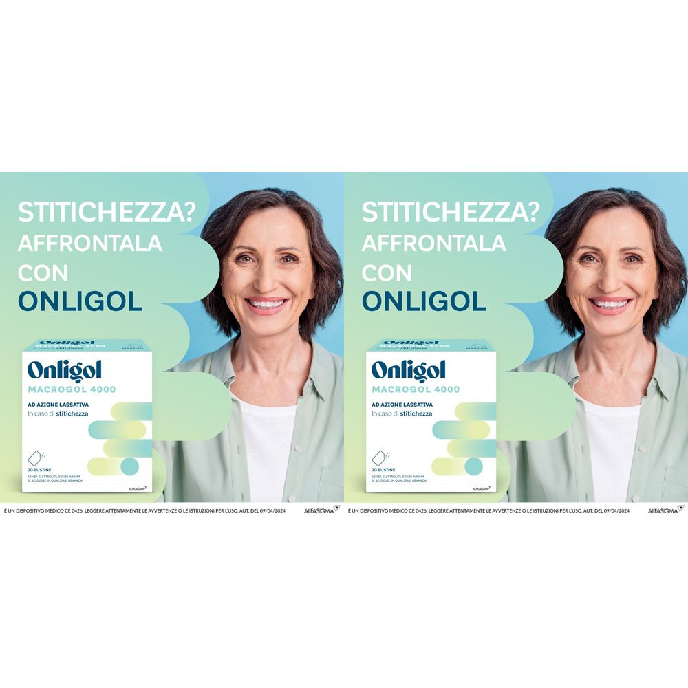 Onligol® Macrogol 4000 Bustine Set da 2