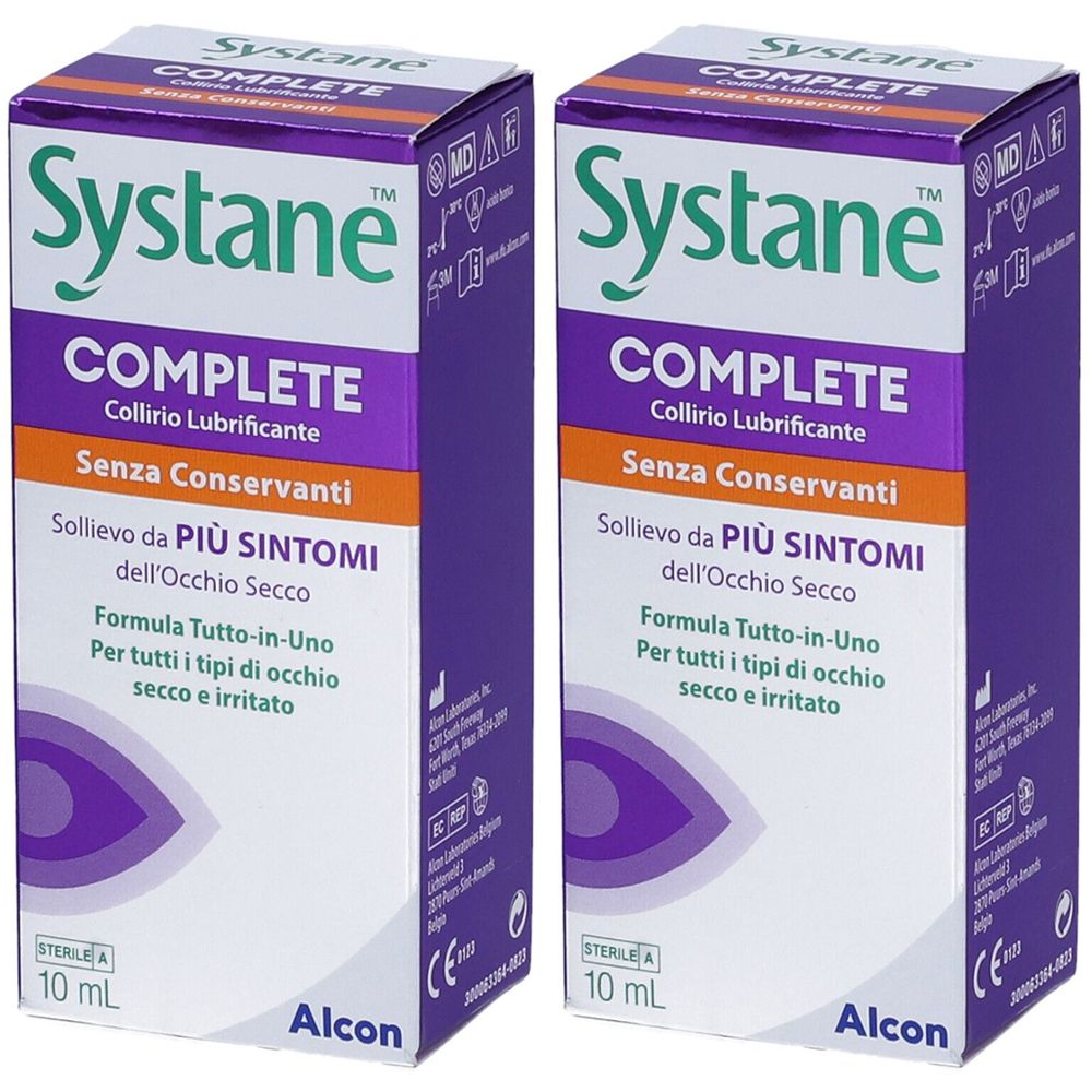 Systane™ COMPLETE Collirio Lubrificante Set da 2