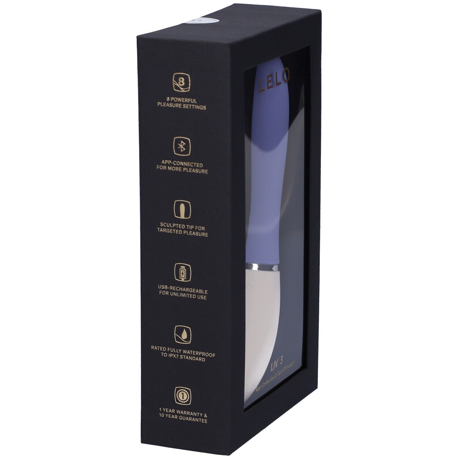 Lelo Liv 3 Vibratore Punto G Controllato da App Colore Azzurro Polvere