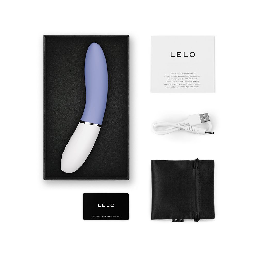 Lelo Liv 3 Vibratore Punto G Controllato da App Colore Azzurro Polvere