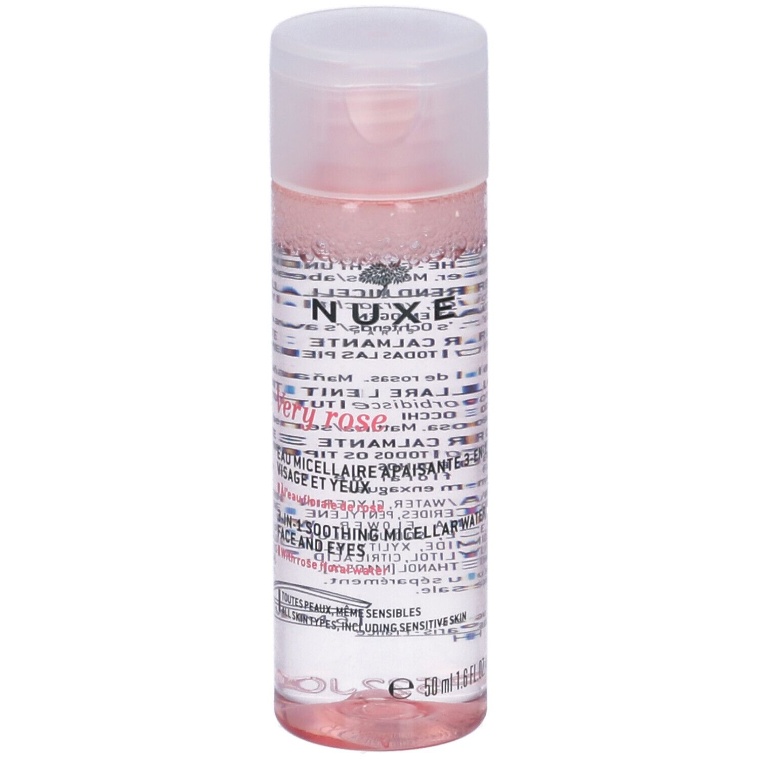 NUXE Very Rose Acqua Micellare Detergente 3 in 1 Viso e Occhi