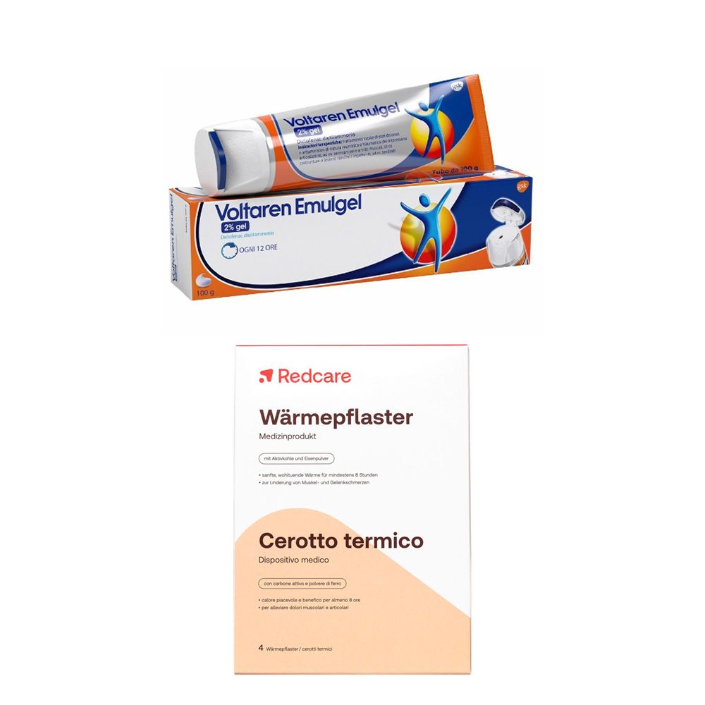 Voltaren Emulgel 2% Gel + Redcare Cerotto Termico