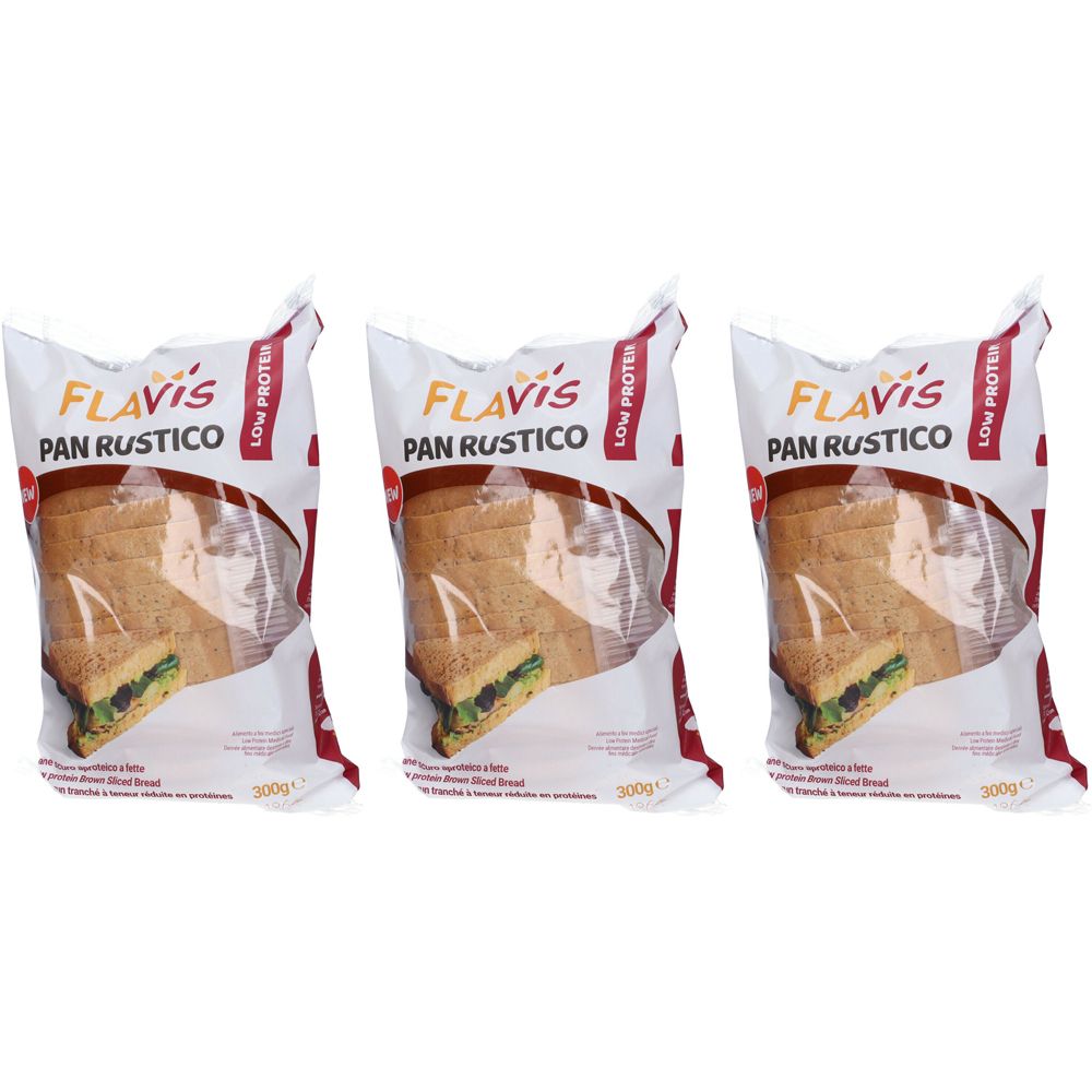 FLAVIS Pan Rustico Set da 3