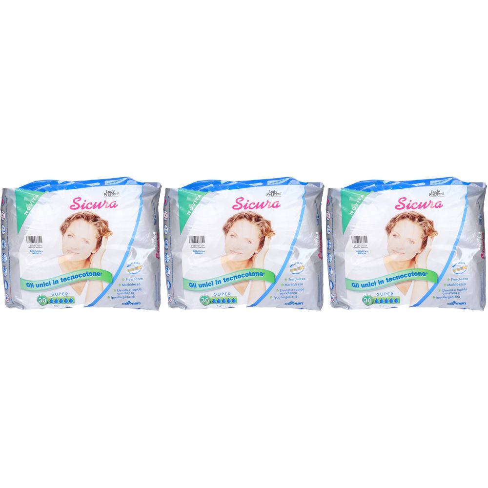 Sicura Assorbenti Set da 3