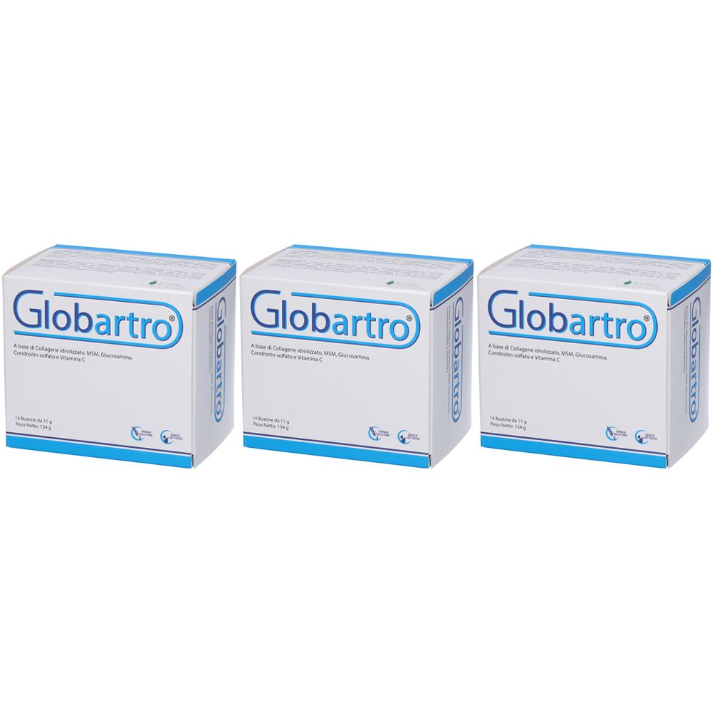 Iuvenilia Biopharma Globartro Bustine Set da 3