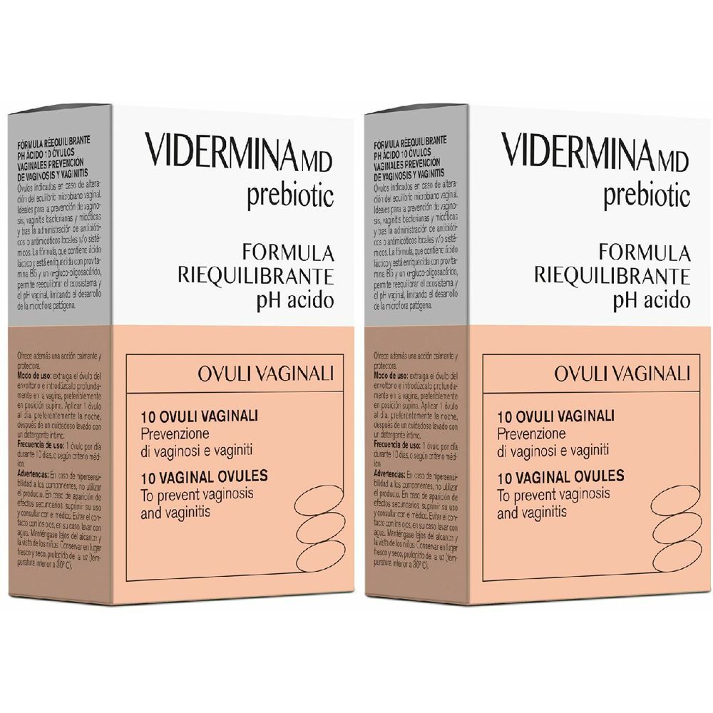 Vidermina MD Prebiotic Ovuli Set da 2