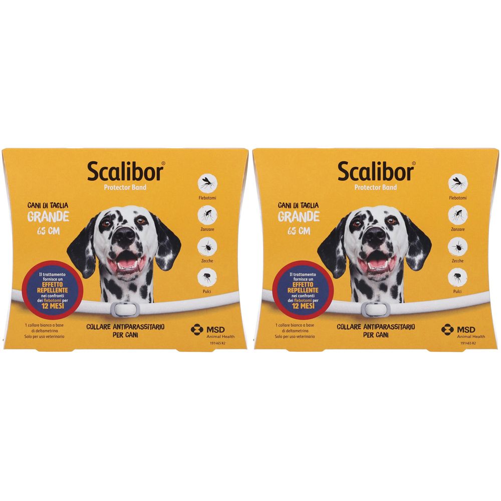 Scalibor Protectorband 1,000 G Collare Medicato Per Cani Set da 2