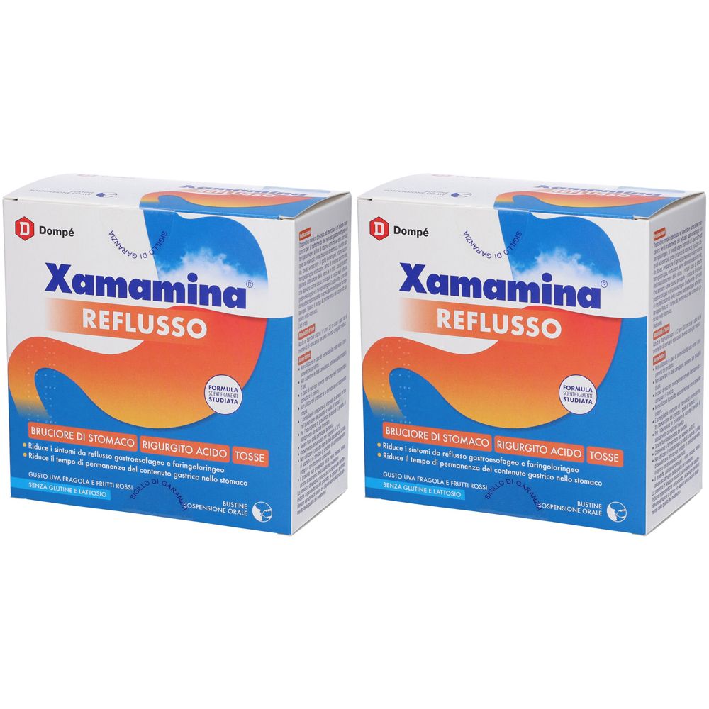 Xamamina Reflusso Sospensione Orale Set da 2