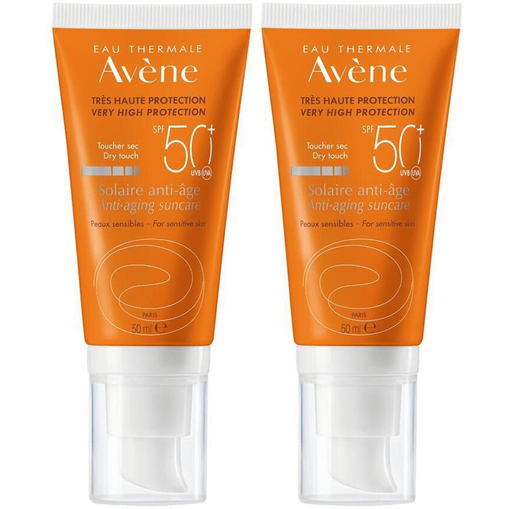 Avène Trattamento Solare Anti-Età SPF 50+ Set da 2