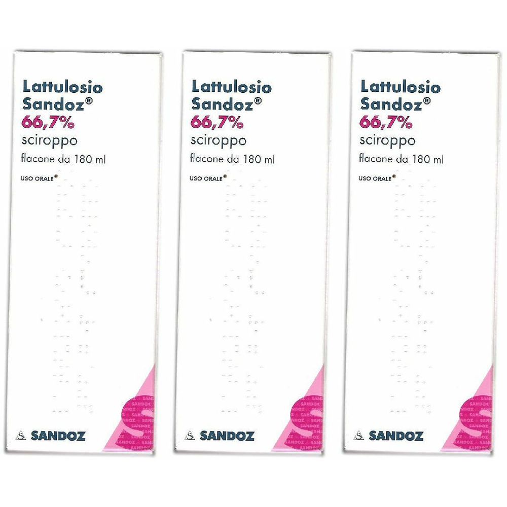 Lattulosio Sandoz® 66,7 % Sciroppo Set da 3