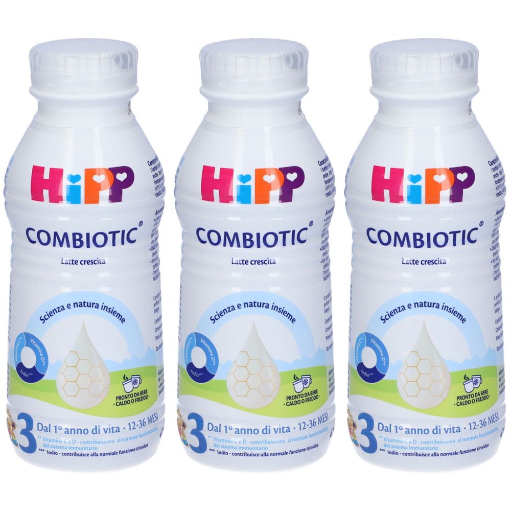 HIPP Combiotic 3 Latte Crescita Set da 3