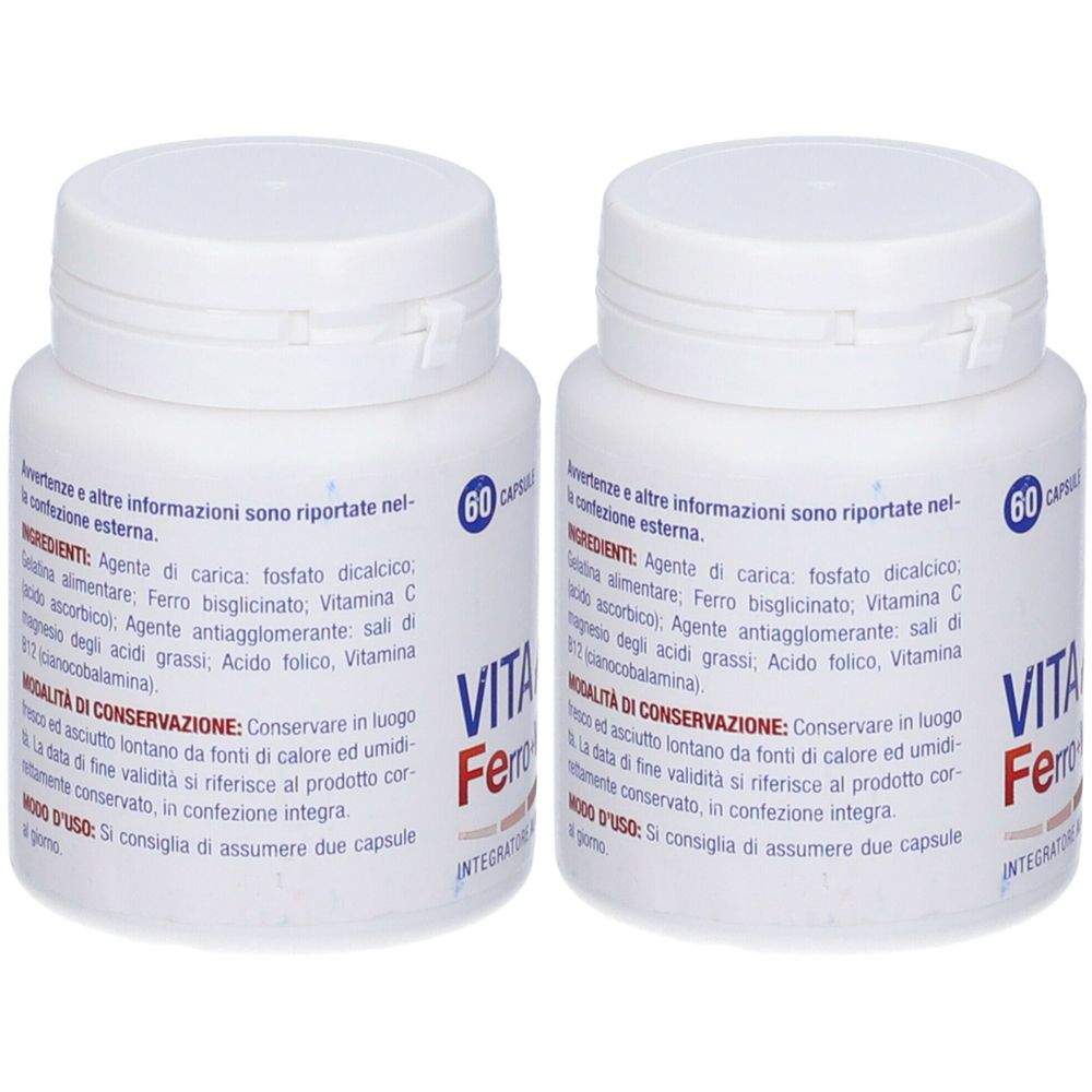 VITA ACT® Ferro + Vitamina C Integratore Alimentare Set da 2