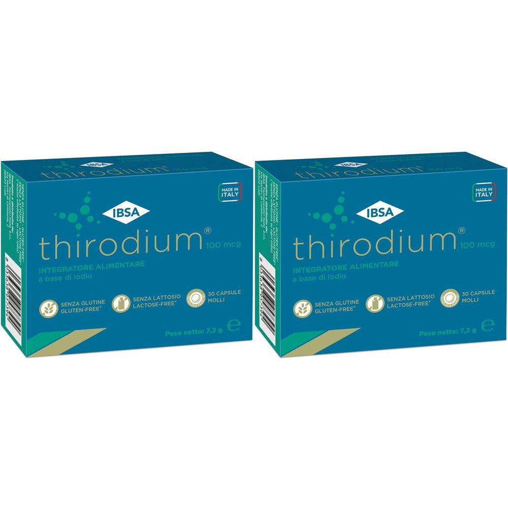 IBSA Thirodium 100Mcg Capsule Molli Set da 2