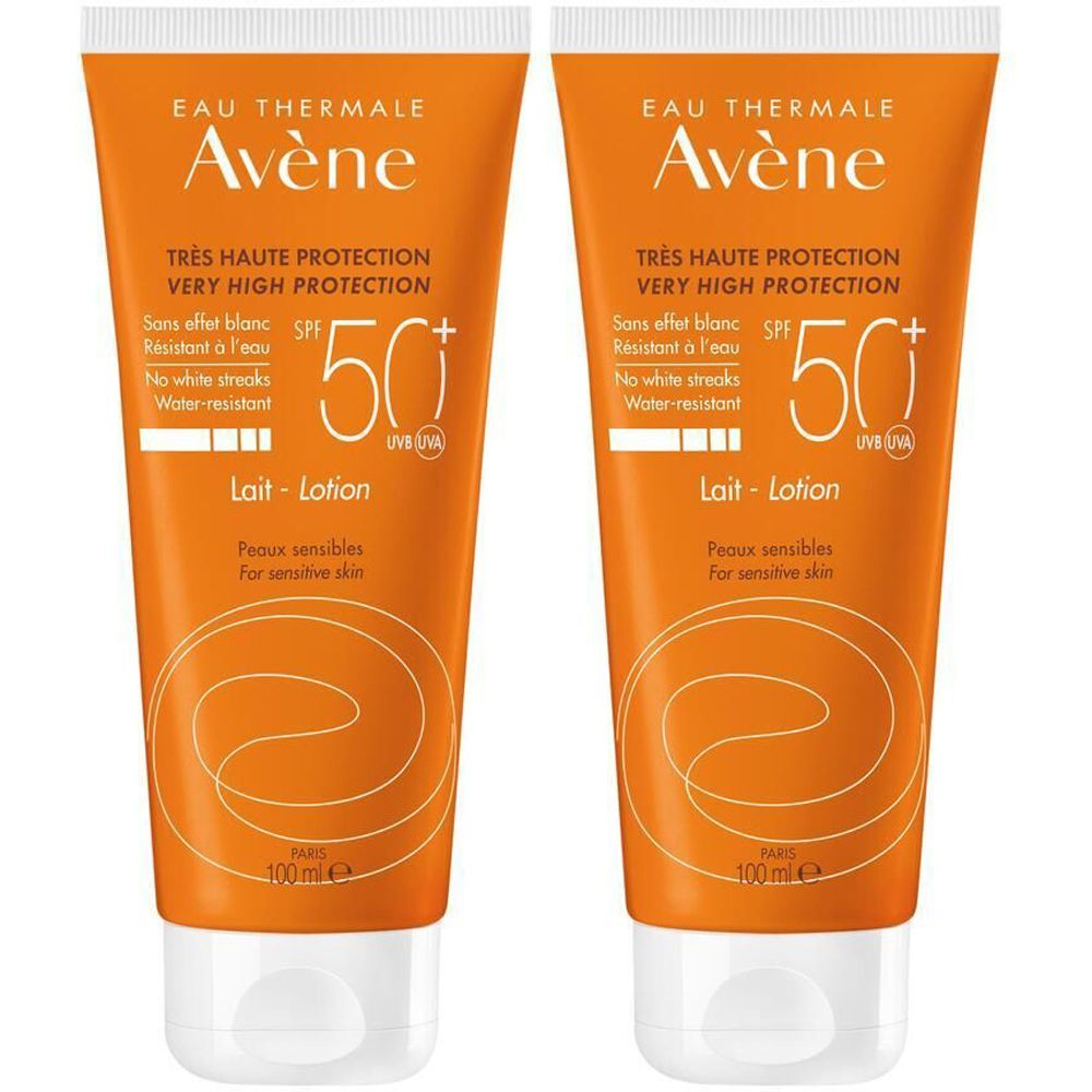 Avène Latte Protezione Molto Alta SPF 50+ Set da 2