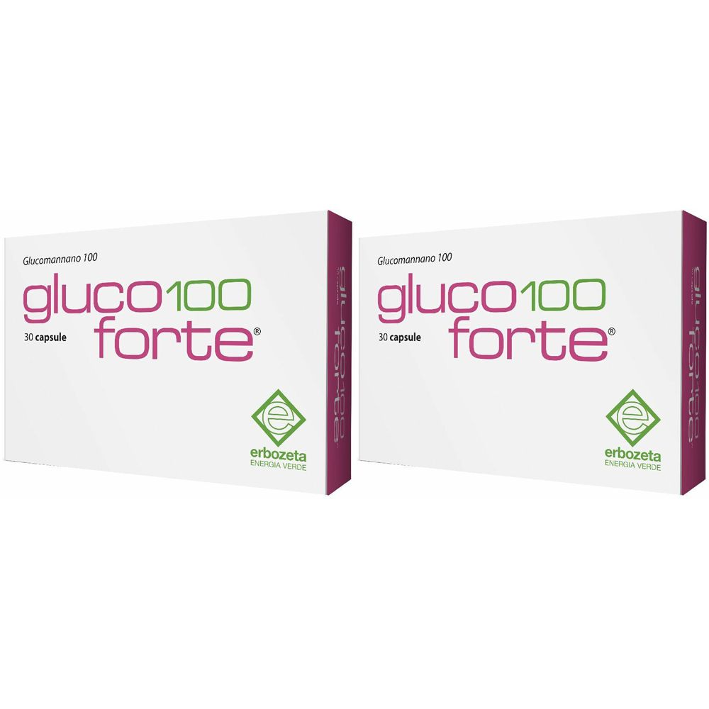 Gluco 100 Forte 30Cps Set da 2