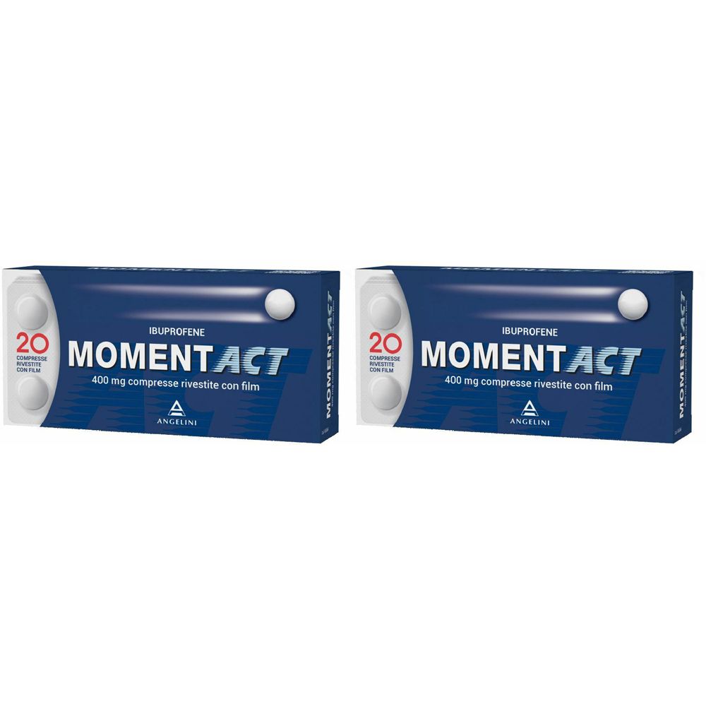 MOMENTACT 400 mg compresse rivestite con film Set da 2