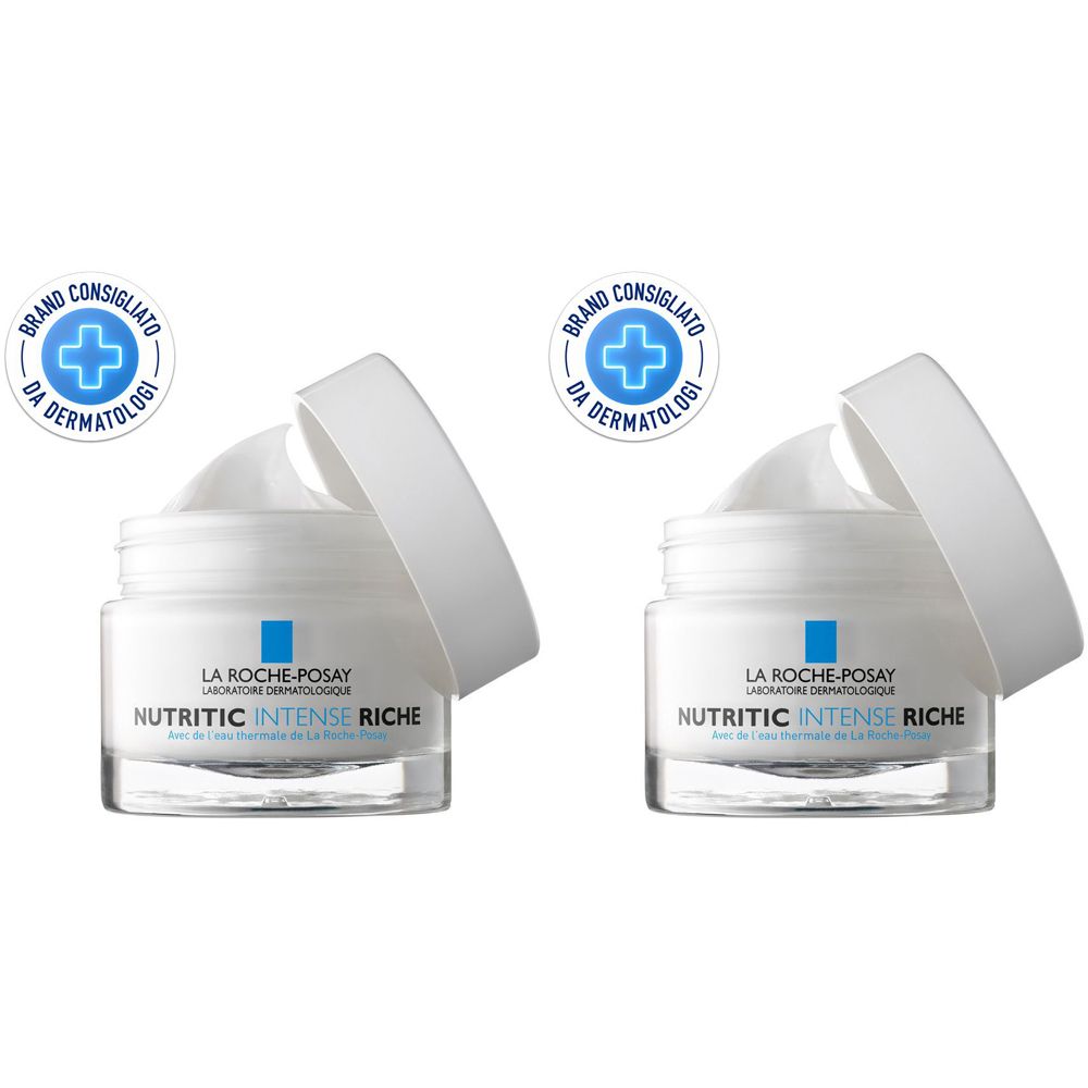 La Roche-Posay Nutritic intense Crema Ricca Nutritiva 50 ml Set da 2