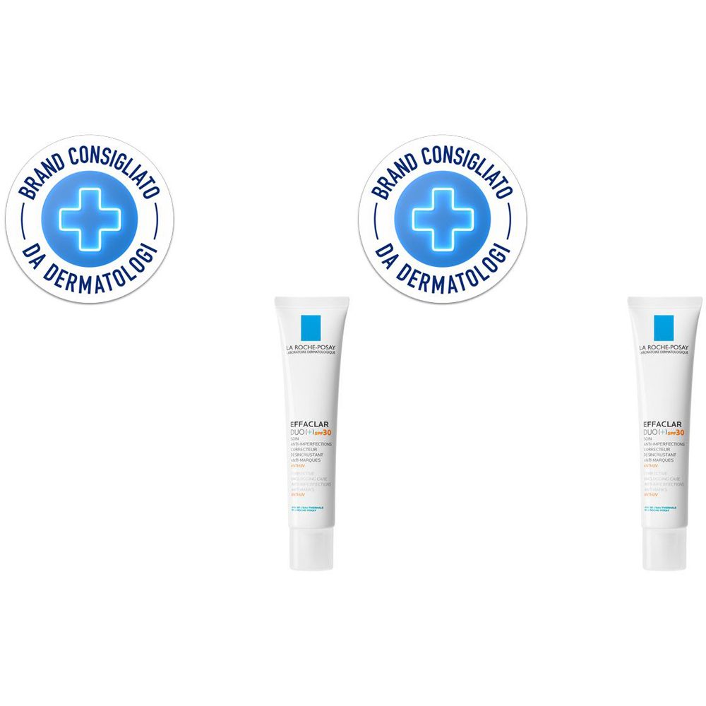 La Roche-Posay Effaclar Duo+ Crema Viso SPF 30 40 ml Set da 2