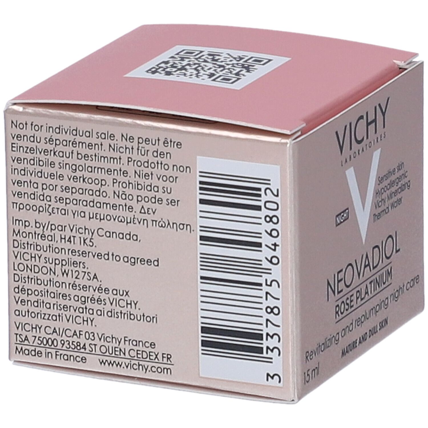 Vichy Neovadiol Rose Platinum Crema Notte