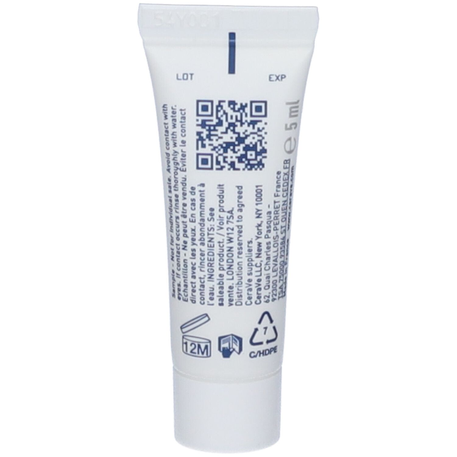 B. CRV Intens Moist Lotion 5mL Tube EN