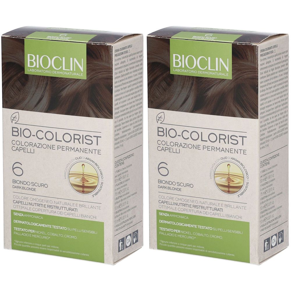 BIOCLIN Bio-Colorist 6 Biondo Scuro Set da 2