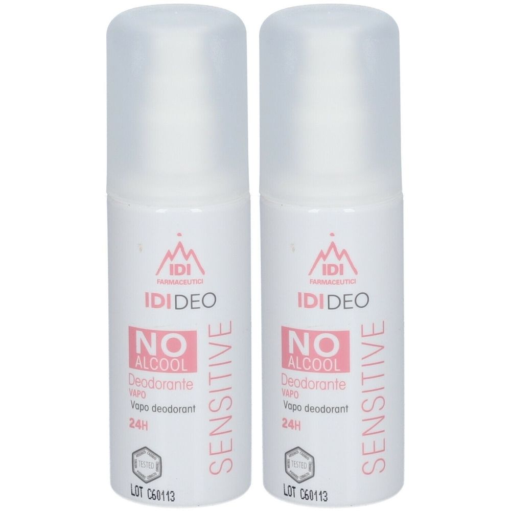 Idideo Sensitive Deodorante Vapo No Alcool Set da 2