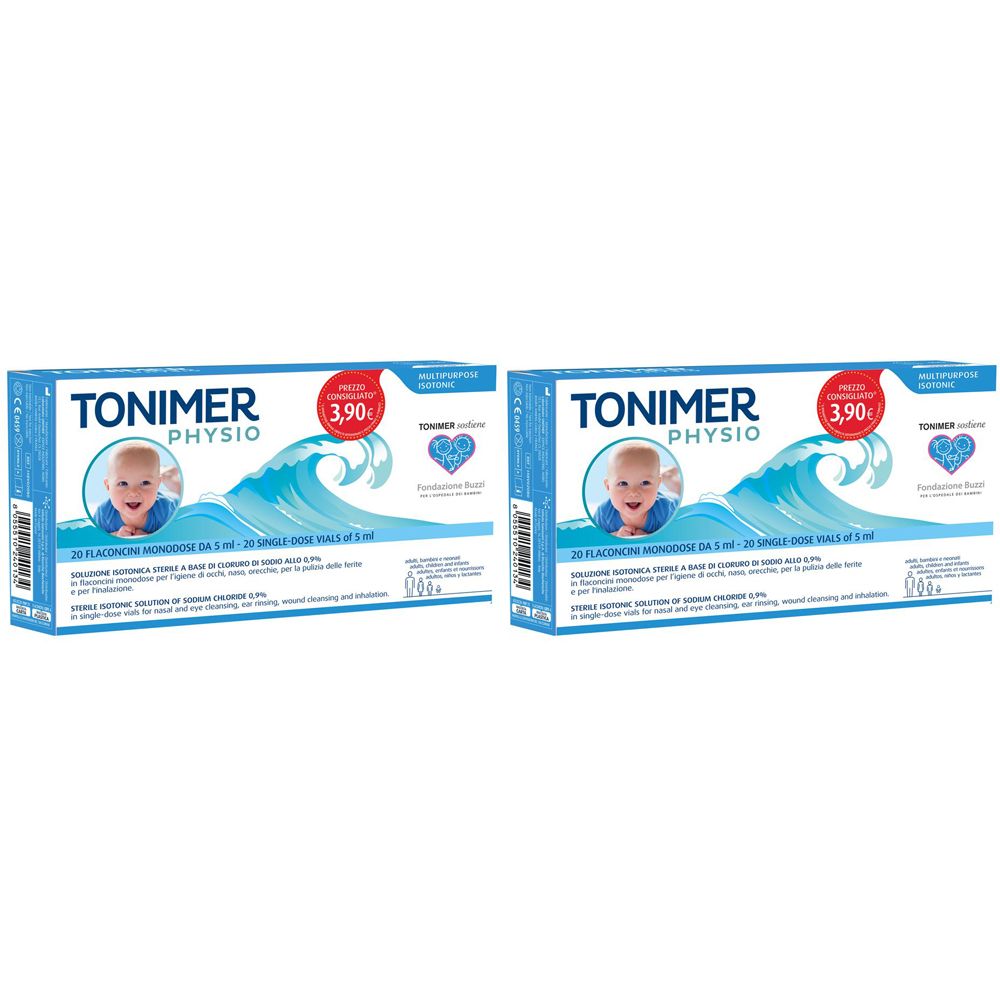 Tonimer Physio Flaconcini Monodose Set da 2