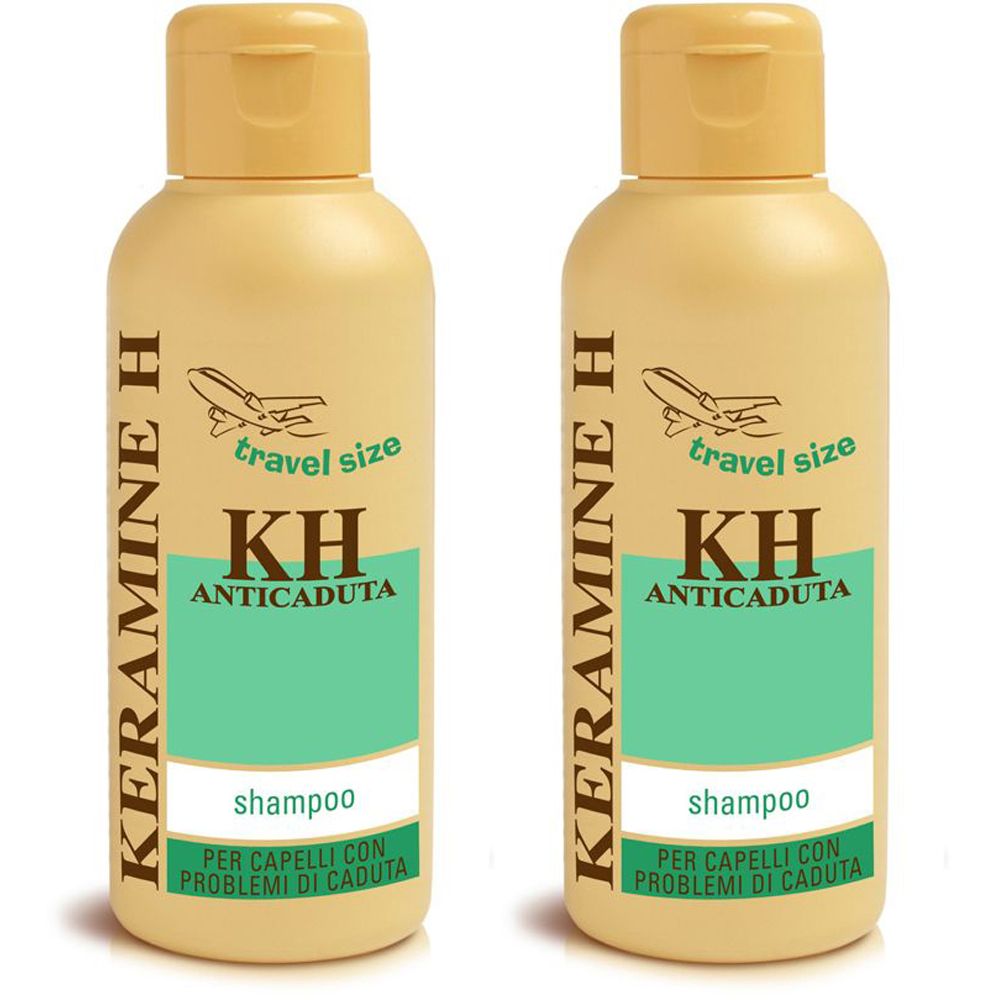 Keramine H Shampoo Anticaduta Travel Size 100 Ml Set da 2